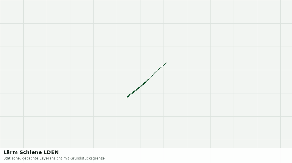 Statische Kartenansicht: Lärm Schiene LDEN