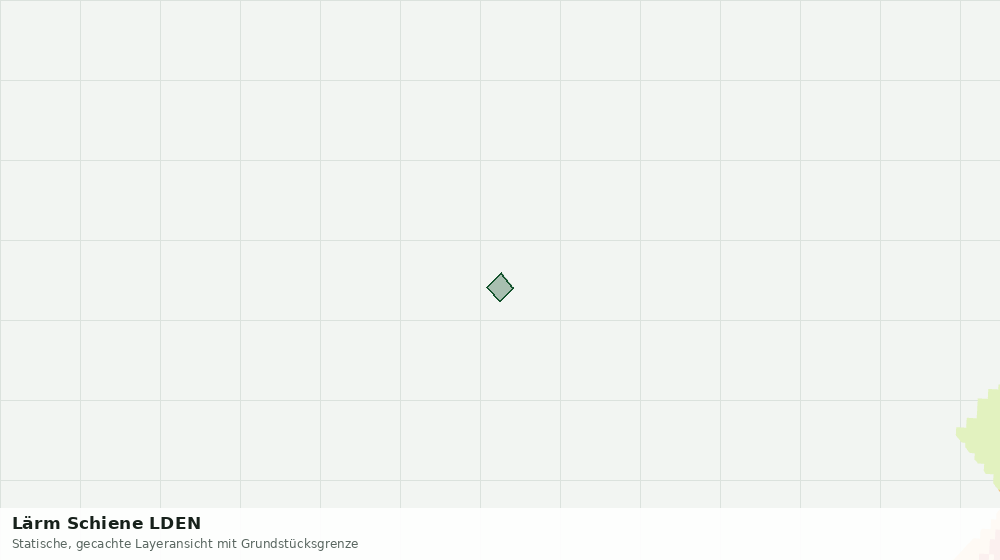 Statische Kartenansicht: Lärm Schiene LDEN
