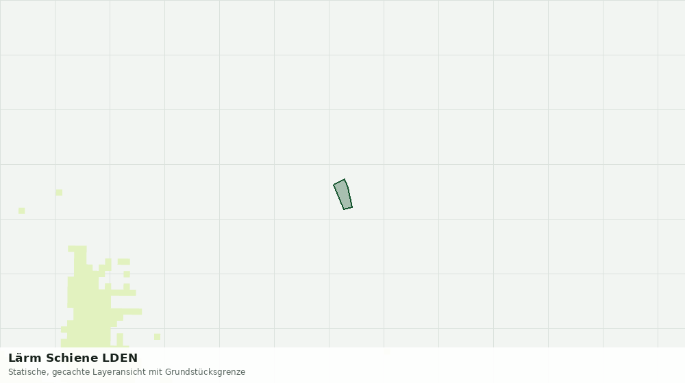 Statische Kartenansicht: Lärm Schiene LDEN