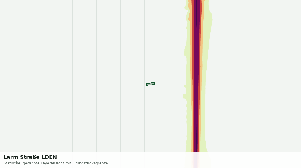 Statische Kartenansicht: Lärm Straße LDEN