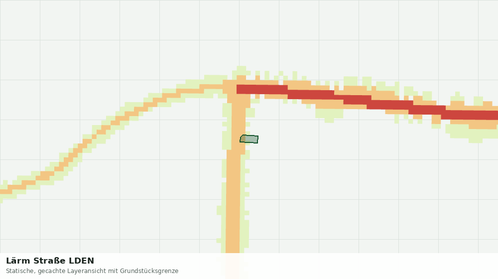 Statische Kartenansicht: Lärm Straße LDEN