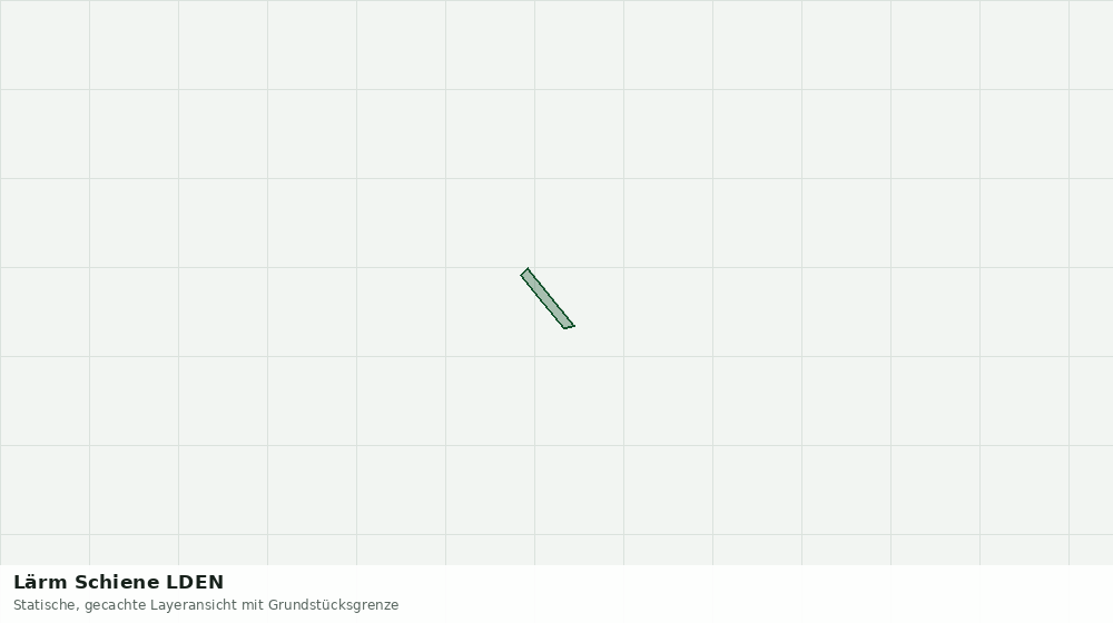 Statische Kartenansicht: Lärm Schiene LDEN