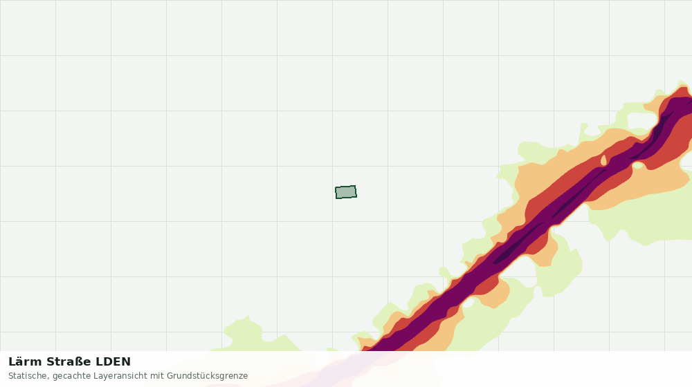 Statische Kartenansicht: Lärm Straße LDEN