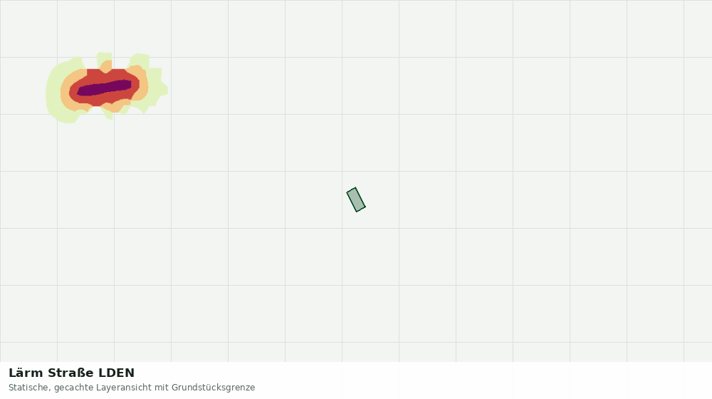 Statische Kartenansicht: Lärm Straße LDEN