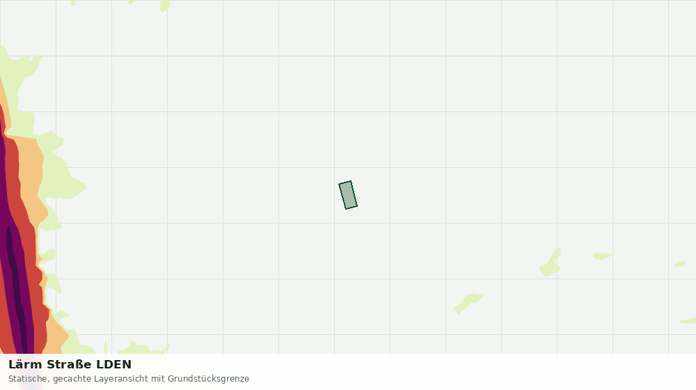 Statische Kartenansicht: Lärm Straße LDEN