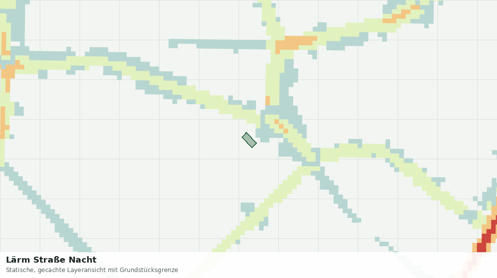 Statische Kartenansicht: Lärm Straße Nacht