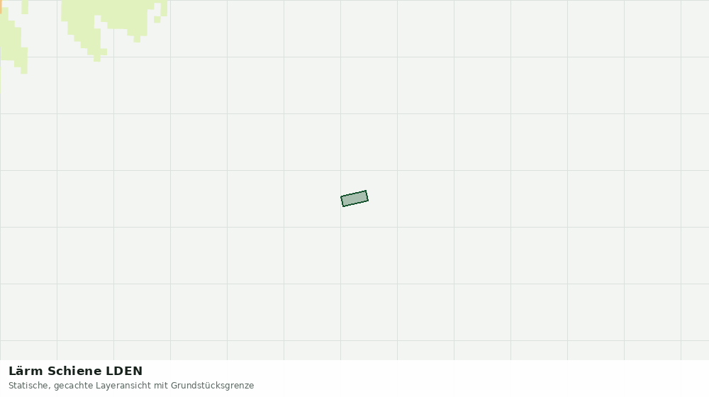 Statische Kartenansicht: Lärm Schiene LDEN