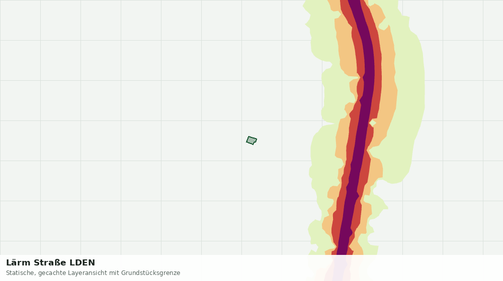 Statische Kartenansicht: Lärm Straße LDEN