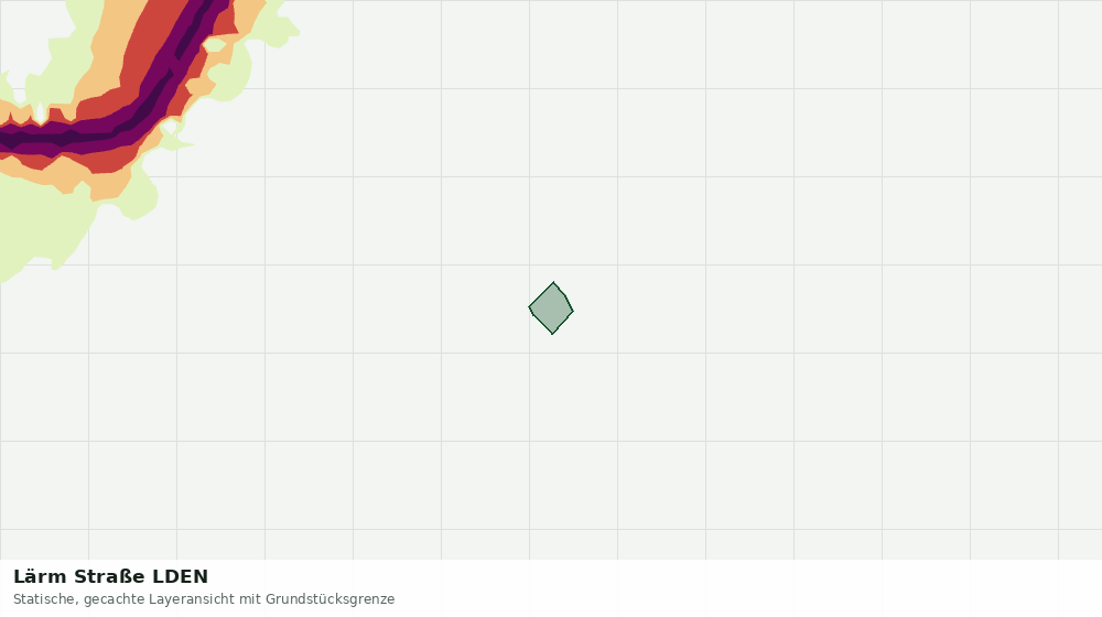 Statische Kartenansicht: Lärm Straße LDEN