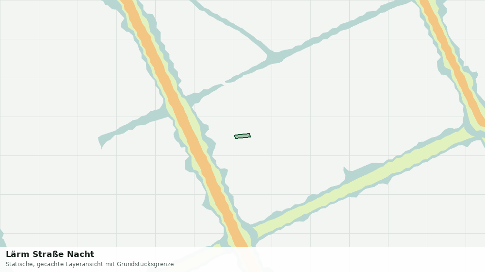 Statische Kartenansicht: Lärm Straße Nacht