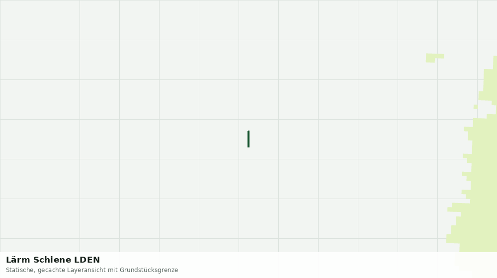 Statische Kartenansicht: Lärm Schiene LDEN