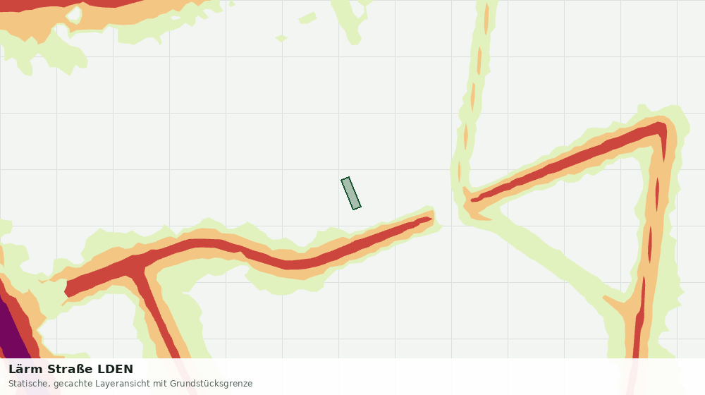 Statische Kartenansicht: Lärm Straße LDEN