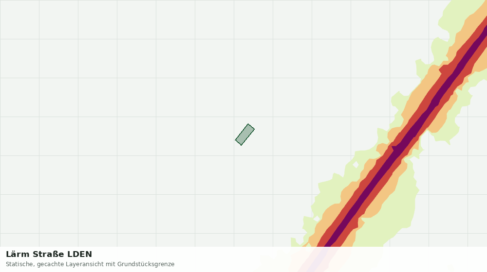 Statische Kartenansicht: Lärm Straße LDEN