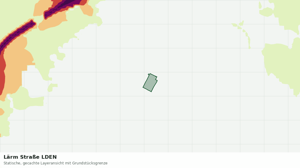 Statische Kartenansicht: Lärm Straße LDEN