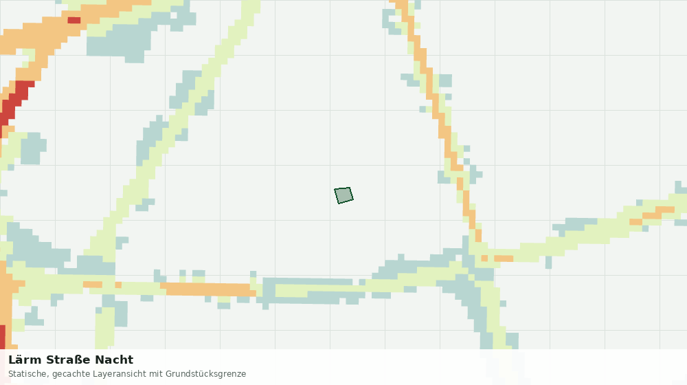 Statische Kartenansicht: Lärm Straße Nacht