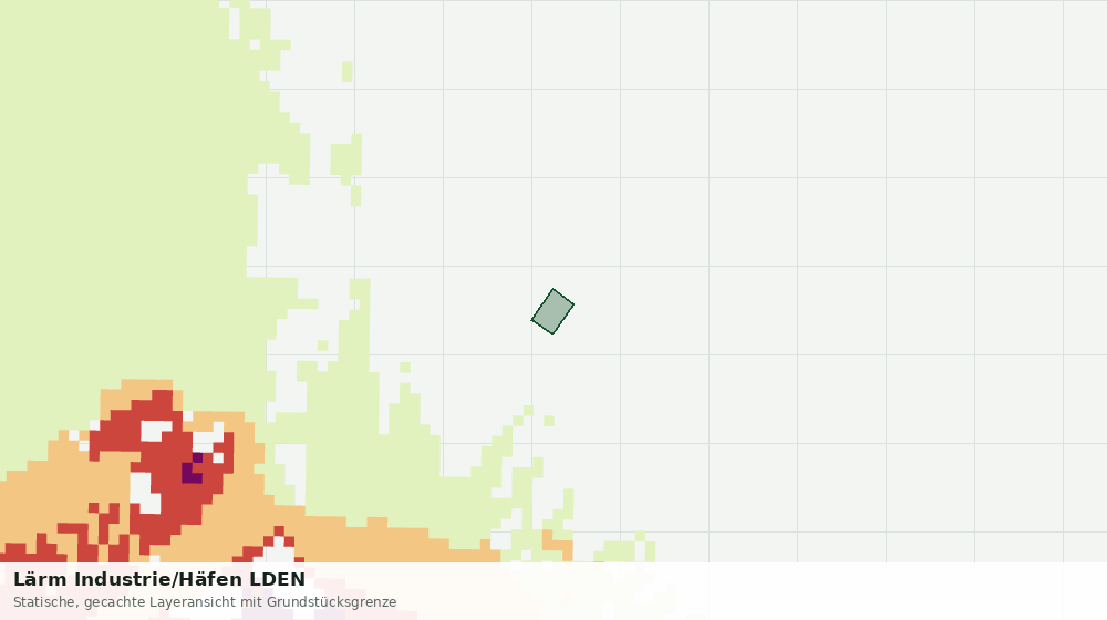 Statische Kartenansicht: Lärm Industrie/Häfen LDEN
