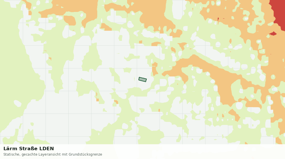 Statische Kartenansicht: Lärm Straße LDEN