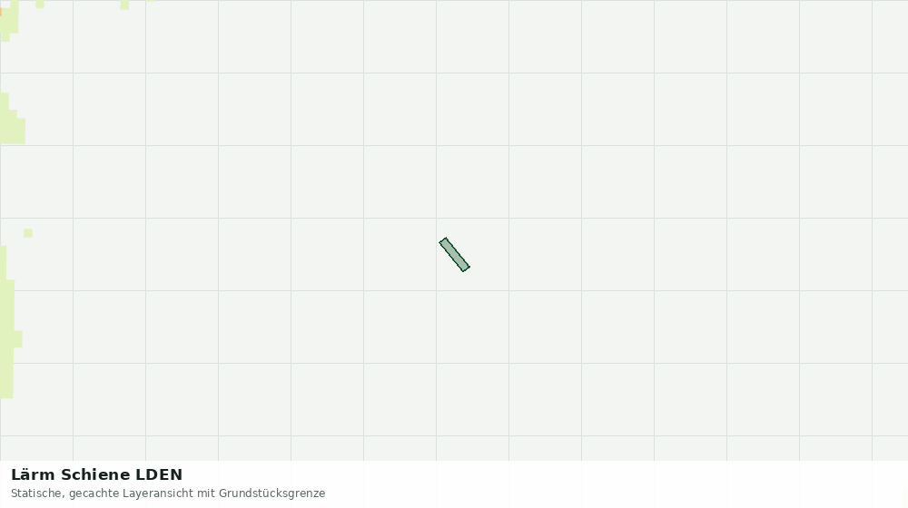 Statische Kartenansicht: Lärm Schiene LDEN