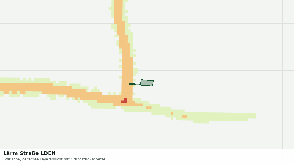 Statische Kartenansicht: Lärm Straße LDEN