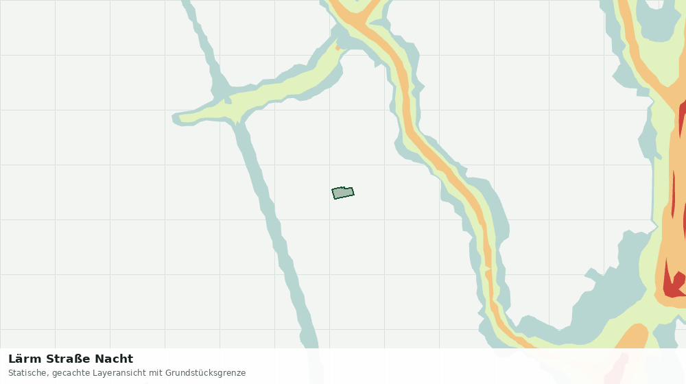 Statische Kartenansicht: Lärm Straße Nacht