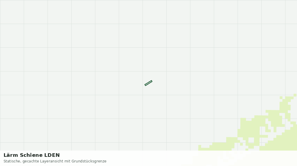 Statische Kartenansicht: Lärm Schiene LDEN