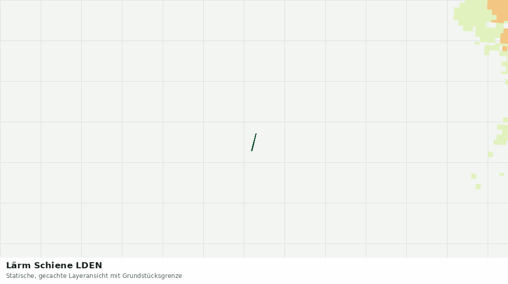 Statische Kartenansicht: Lärm Schiene LDEN