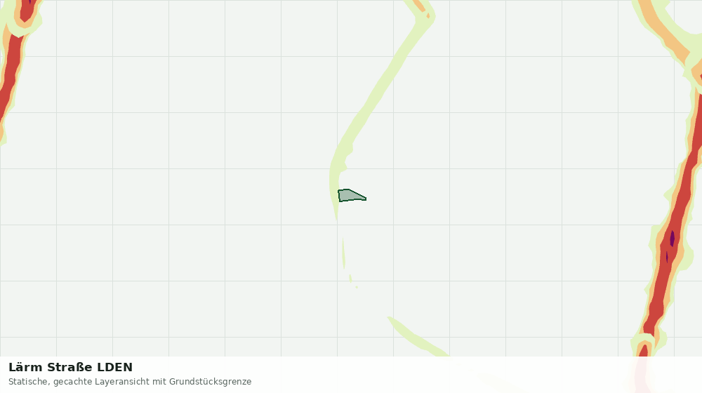 Statische Kartenansicht: Lärm Straße LDEN