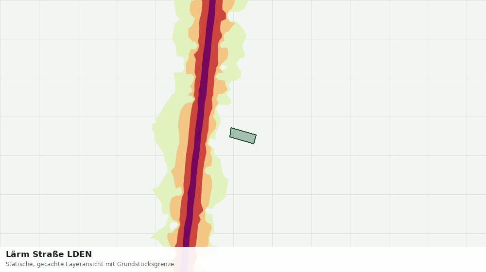 Statische Kartenansicht: Lärm Straße LDEN