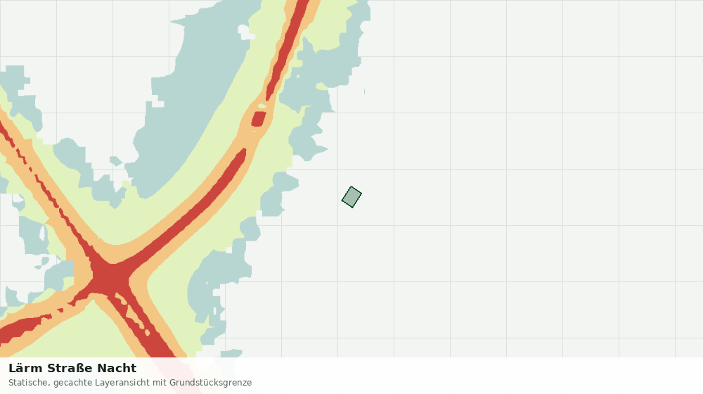 Statische Kartenansicht: Lärm Straße Nacht