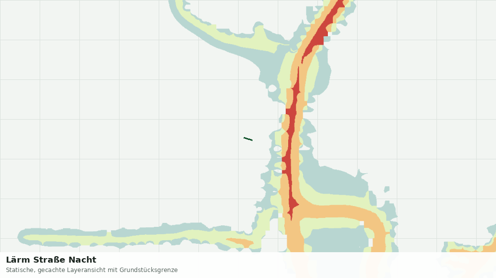 Statische Kartenansicht: Lärm Straße Nacht