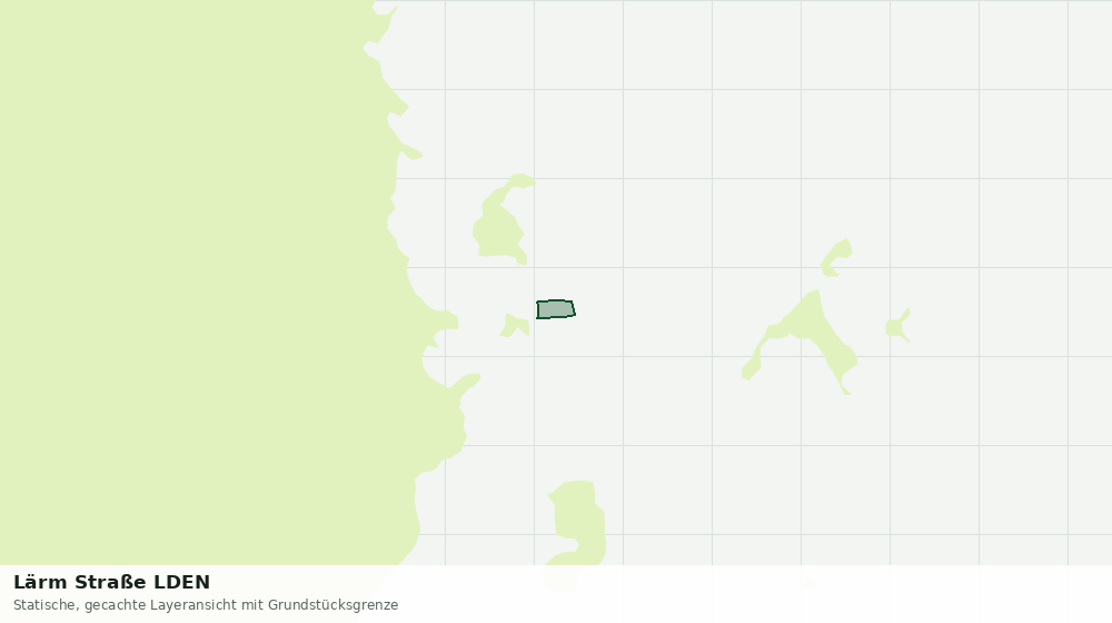 Statische Kartenansicht: Lärm Straße LDEN
