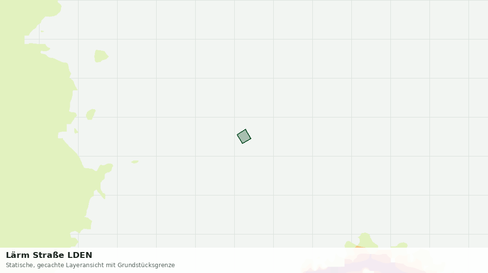 Statische Kartenansicht: Lärm Straße LDEN