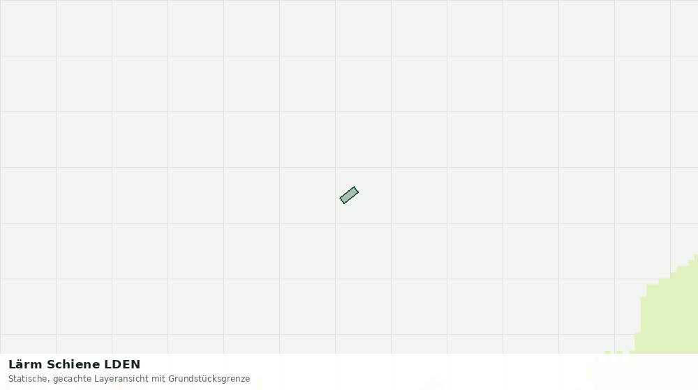 Statische Kartenansicht: Lärm Schiene LDEN