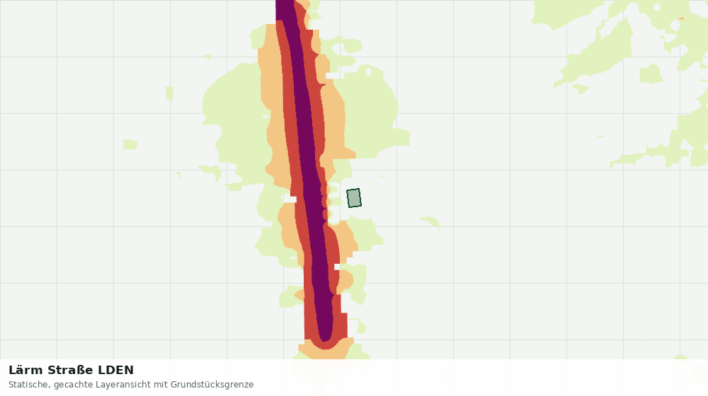 Statische Kartenansicht: Lärm Straße LDEN