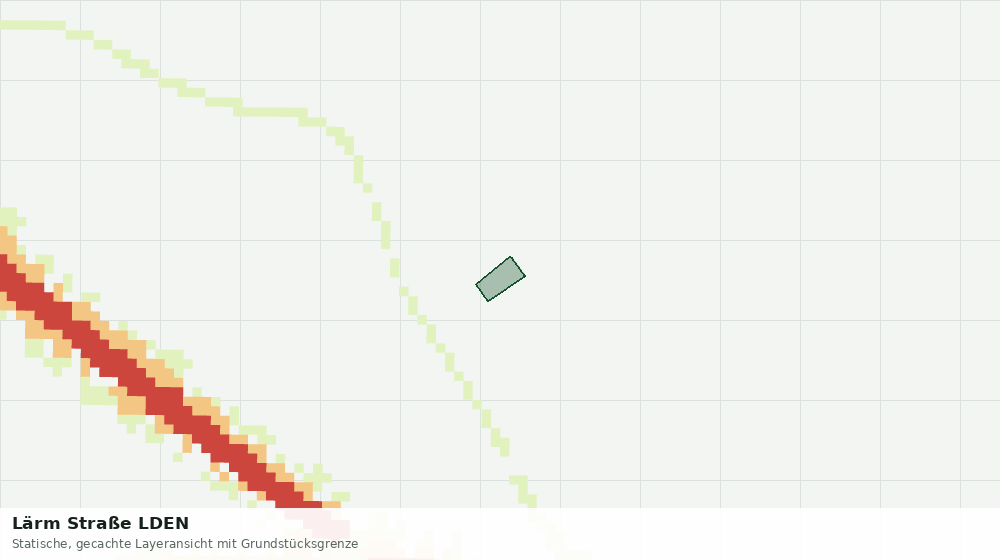 Statische Kartenansicht: Lärm Straße LDEN