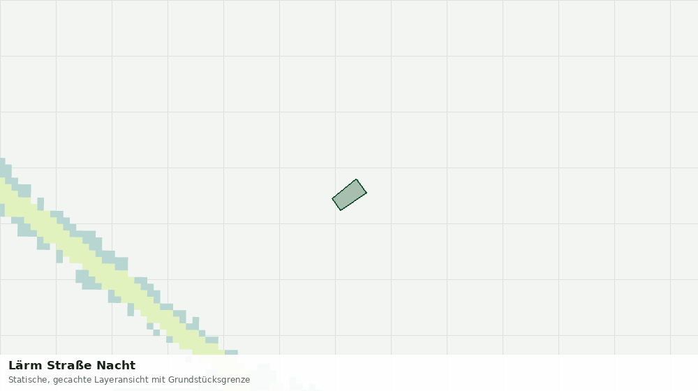 Statische Kartenansicht: Lärm Straße Nacht
