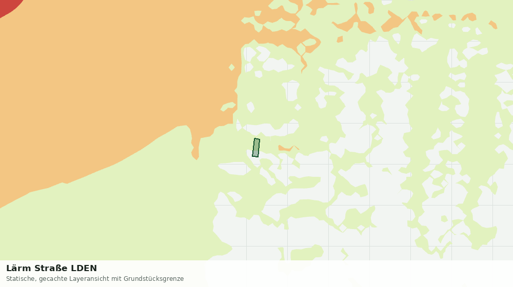 Statische Kartenansicht: Lärm Straße LDEN