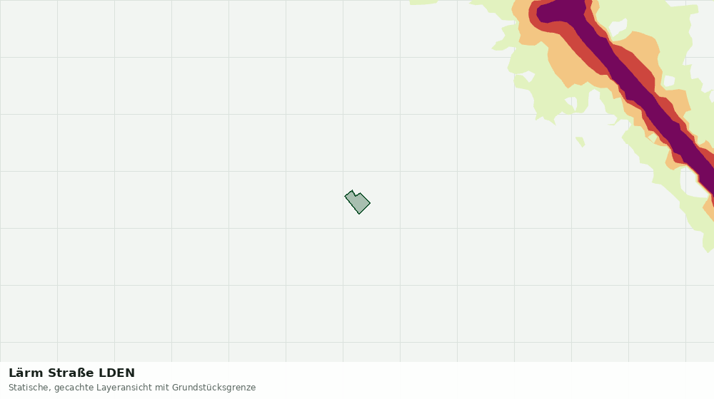 Statische Kartenansicht: Lärm Straße LDEN