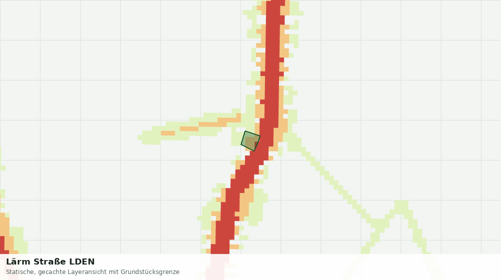 Statische Kartenansicht: Lärm Straße LDEN