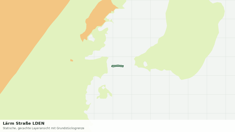 Statische Kartenansicht: Lärm Straße LDEN