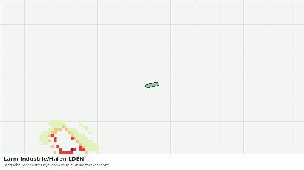 Statische Kartenansicht: Lärm Industrie/Häfen LDEN