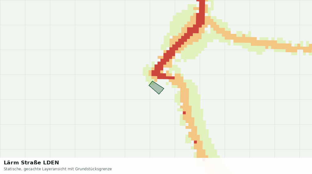 Statische Kartenansicht: Lärm Straße LDEN