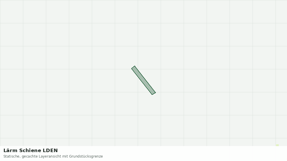 Statische Kartenansicht: Lärm Schiene LDEN