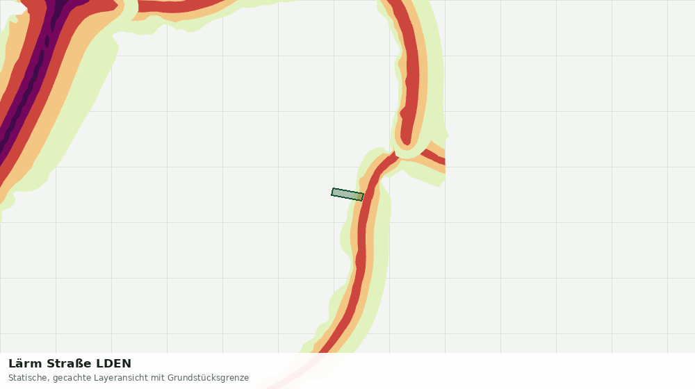 Statische Kartenansicht: Lärm Straße LDEN