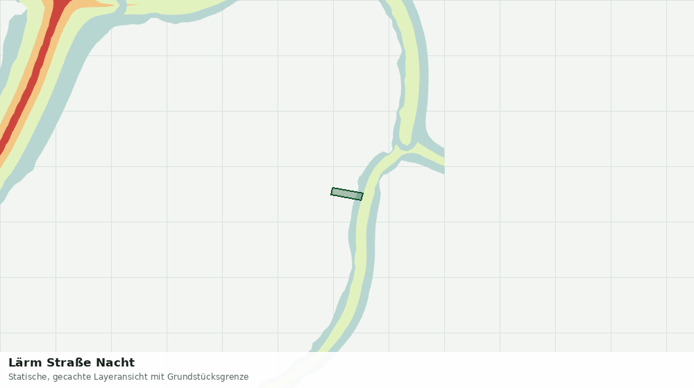 Statische Kartenansicht: Lärm Straße Nacht