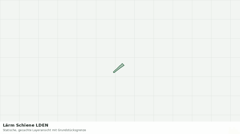 Statische Kartenansicht: Lärm Schiene LDEN