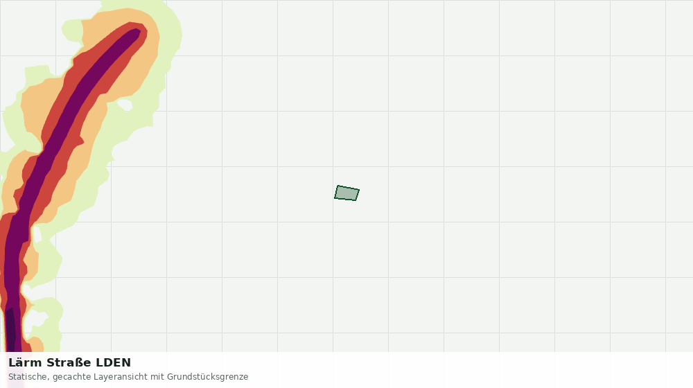 Statische Kartenansicht: Lärm Straße LDEN