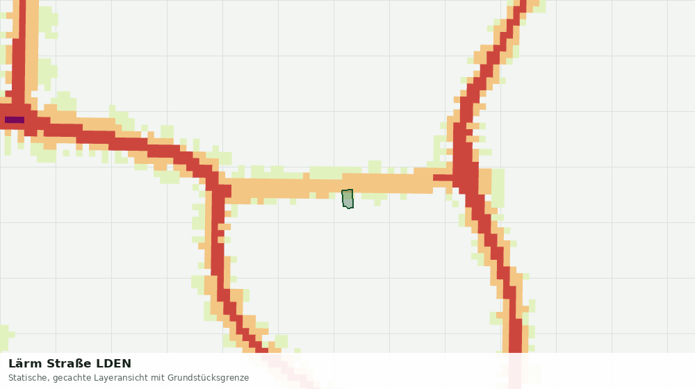 Statische Kartenansicht: Lärm Straße LDEN