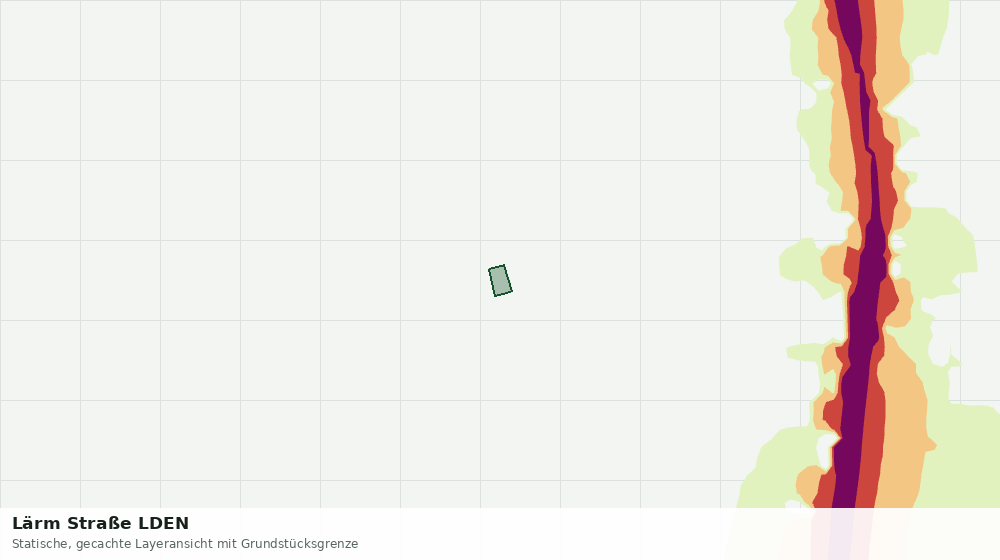Statische Kartenansicht: Lärm Straße LDEN