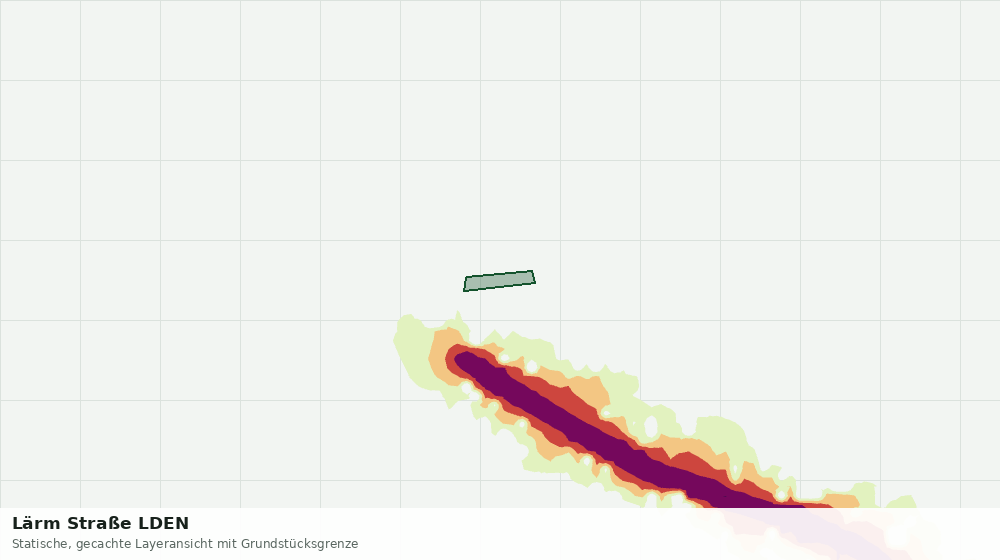 Statische Kartenansicht: Lärm Straße LDEN